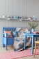 Preview: Tilda Patchwork Stoff Baumwolle - Creating Memories - Woven Gingham Blue